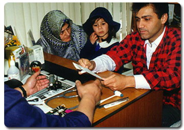 Photo of the family at doctors